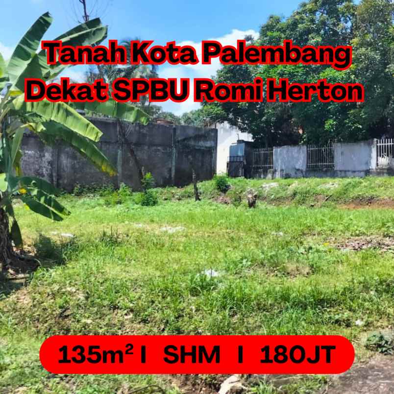 tanah kosong siap bangun di km12 palembang