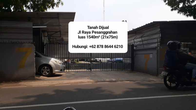tanah luas land for sale pesanggrahan jakarta selatan