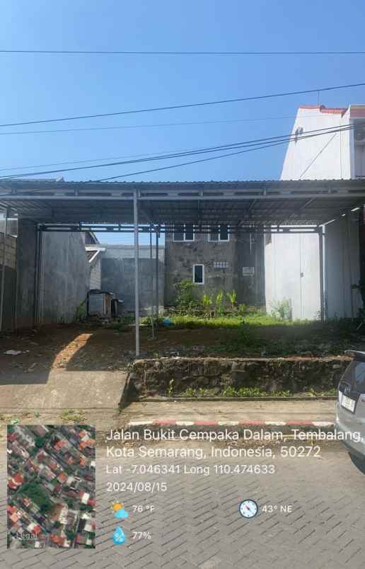 tanah pinggir jalan dekat pasar sendangmulyo tembalang