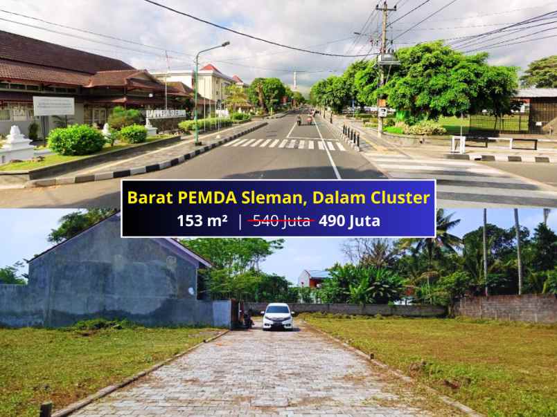 153 m barat pemda sleman dalam cluster