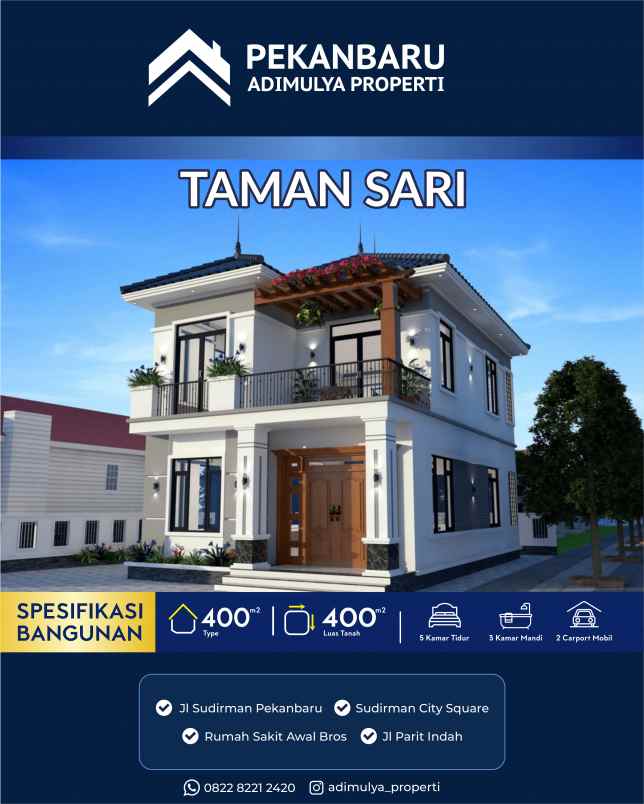 bayangin aja dulu punya rumah dekat denga pusat kota