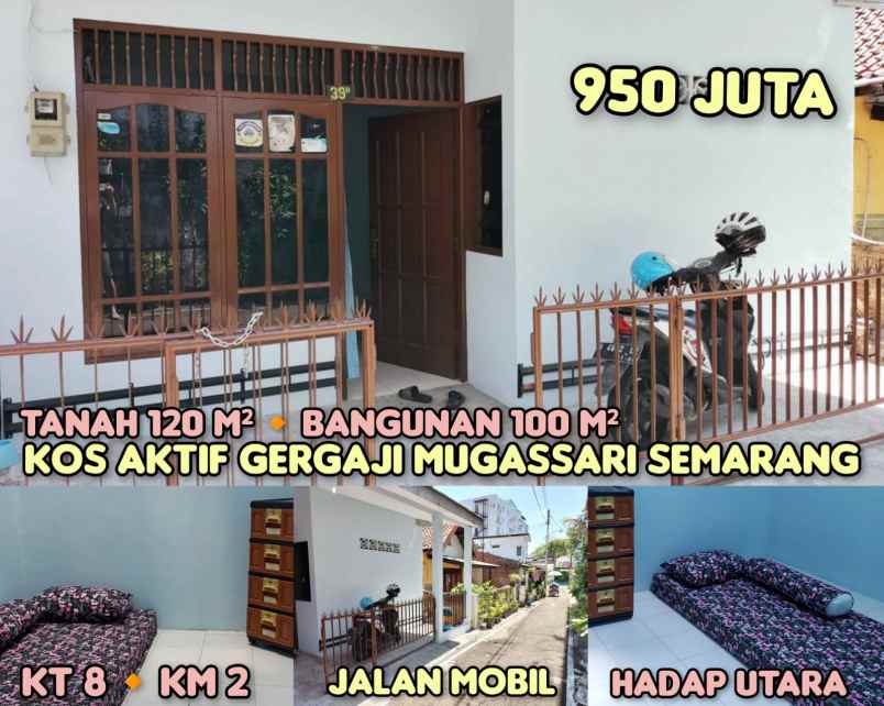 dijual kost di gergaji semarang