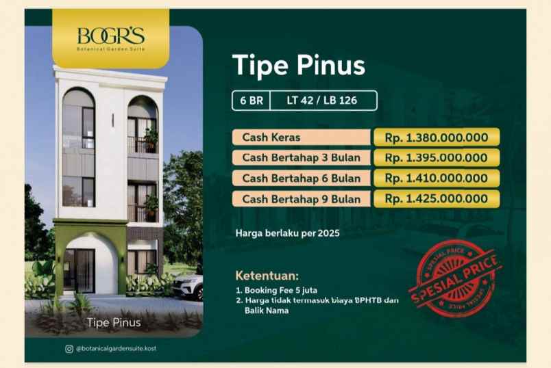 dijual kost dramaga regency