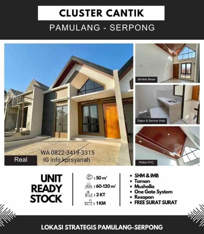 dijual rumah babakan pocis