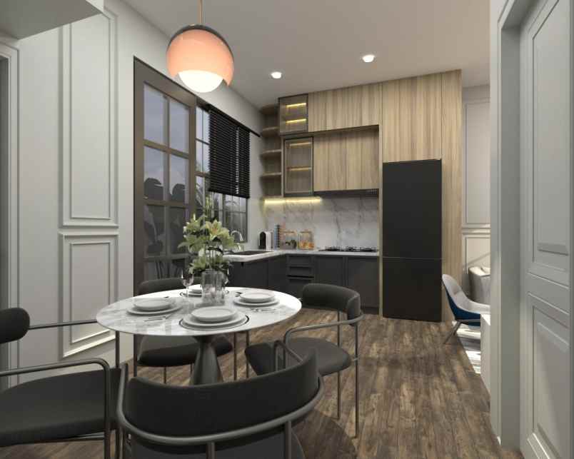 dijual rumah baru mewah di dekat mrt lebak bulus