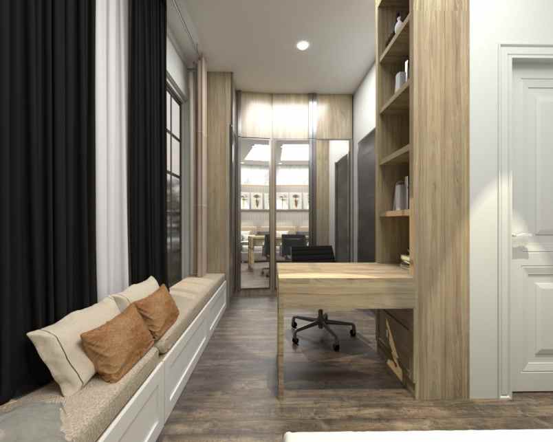 dijual rumah baru mewah di dekat mrt lebak bulus