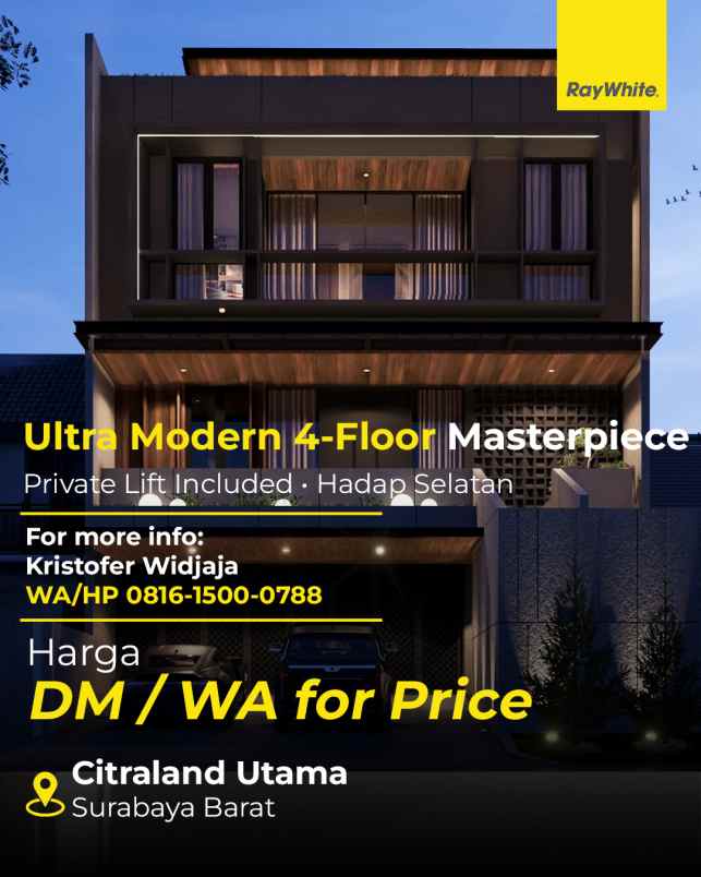 dijual rumah fullerton citraland