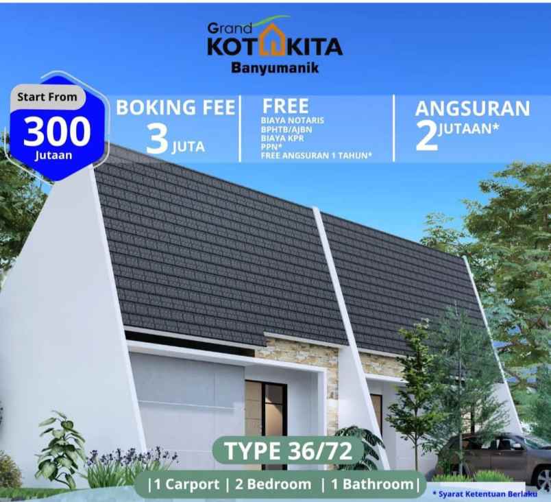 dijual rumah jabungan gedawang banyumanik