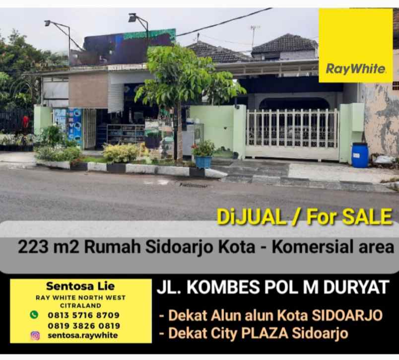 dijual rumah jalan kombes pol m duryat
