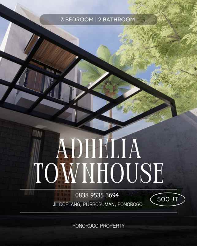 dijual rumah jl doplang purbosuman ponorogo