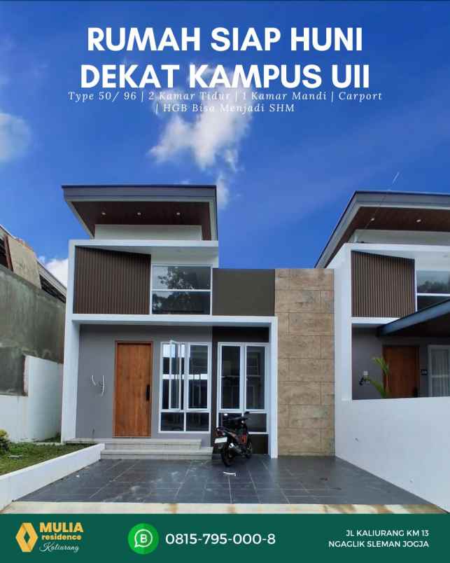 dijual rumah jl kaliurang km 13