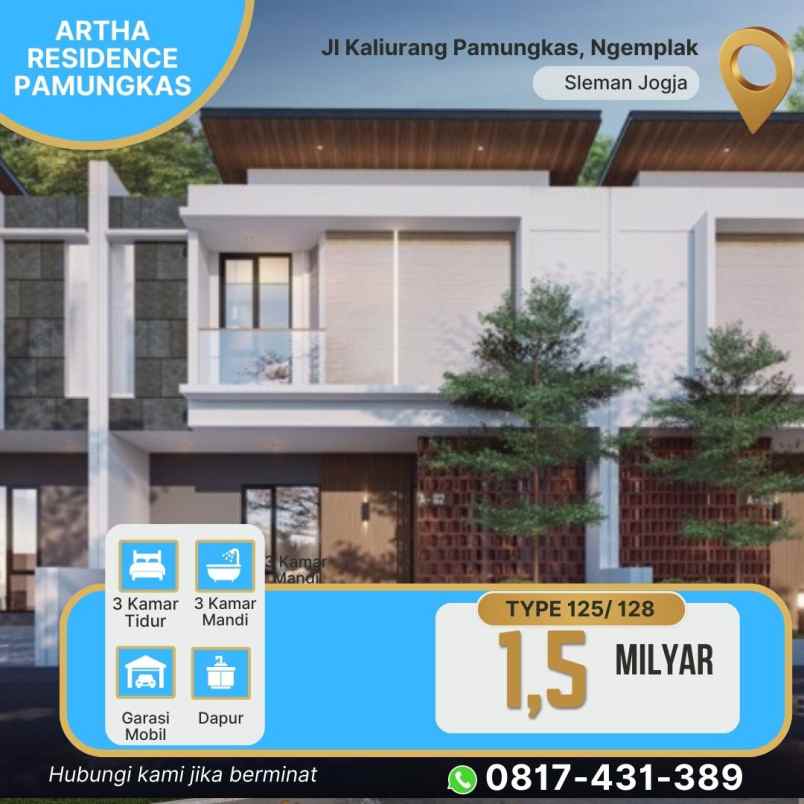 dijual rumah jl kaliurang km 14 sleman