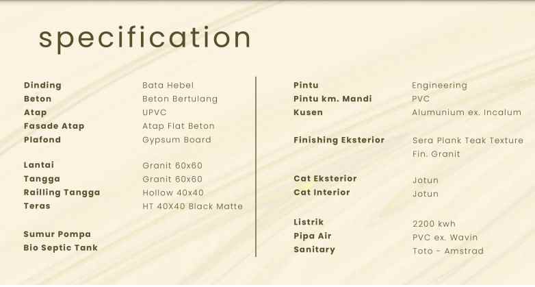 dijual rumah jl masjid 1 harjamukti kec