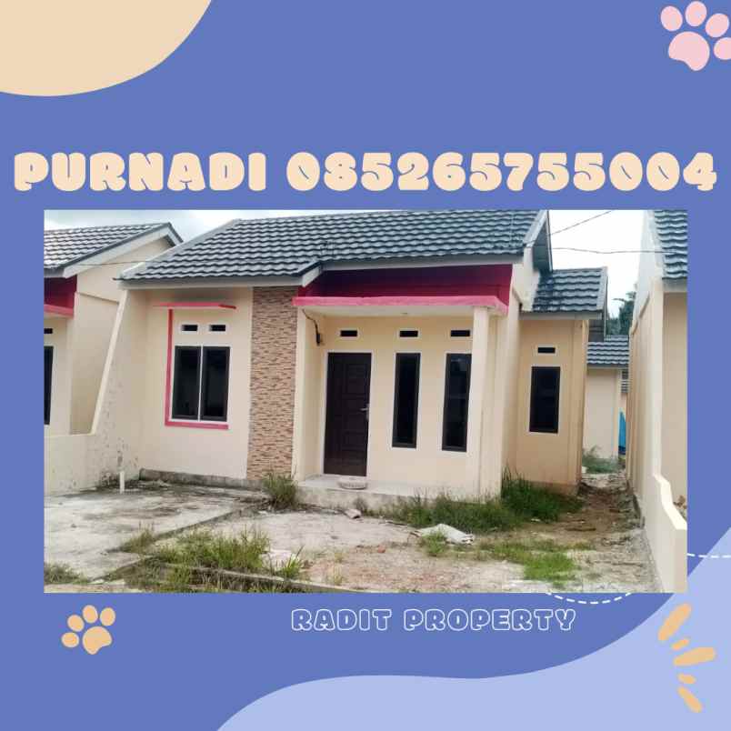 dijual rumah jl parit indah pesantren