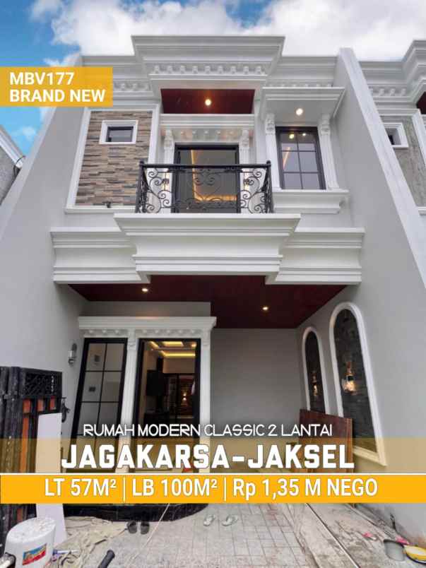 dijual rumah jl pepaya jagakarsa