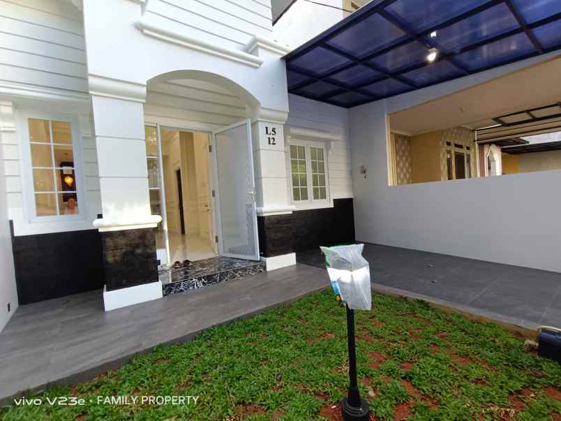 dijual rumah jln raya nusa loka bsd