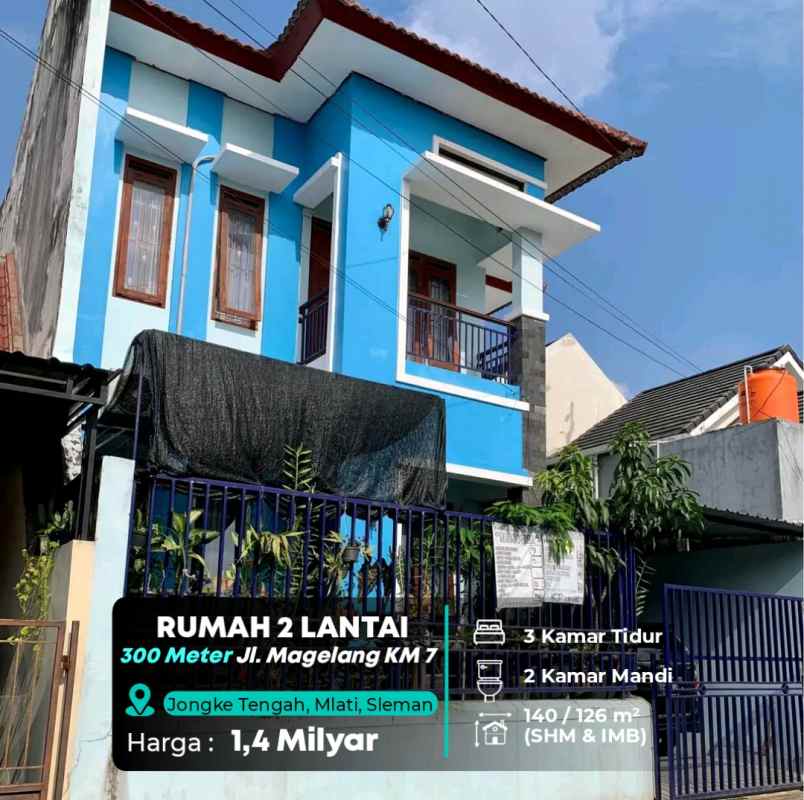 dijual rumah jongke tengah