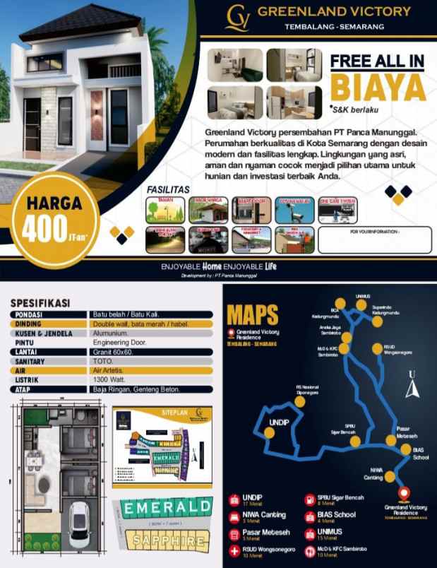 dijual rumah meteseh tembalang