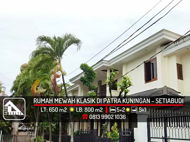 dijual rumah patra kuningan setiabudi