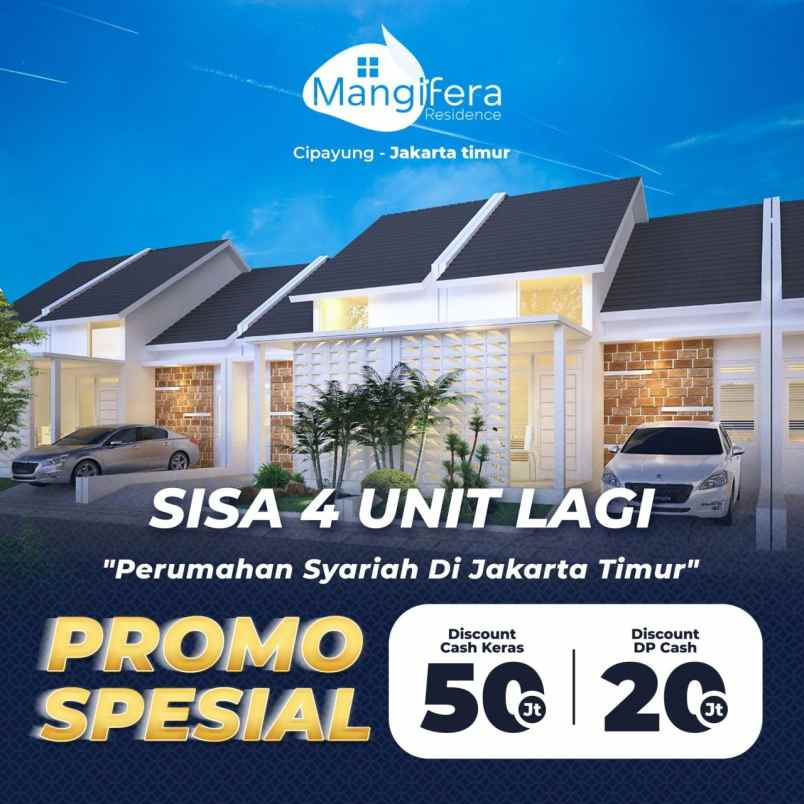 dijual rumah pd ranggon cipayung kota