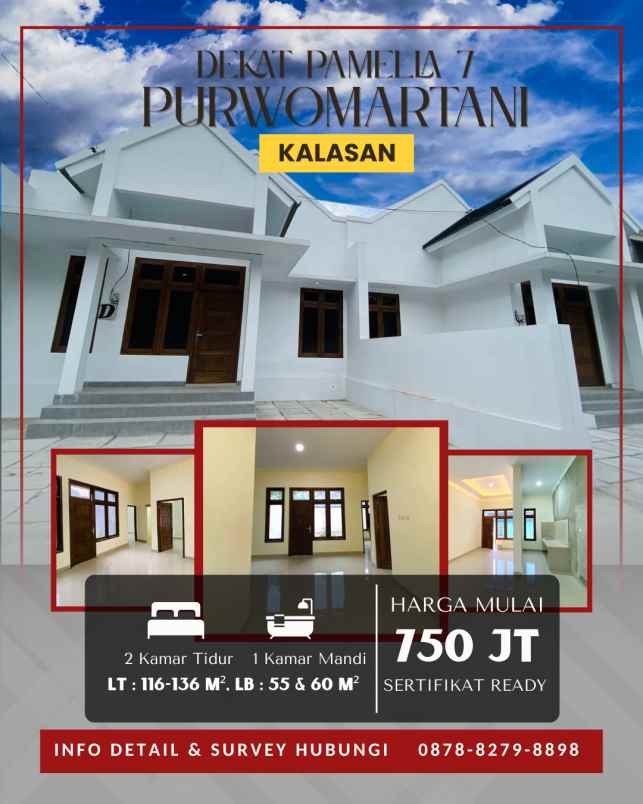 dijual rumah pronanggan purwomartani