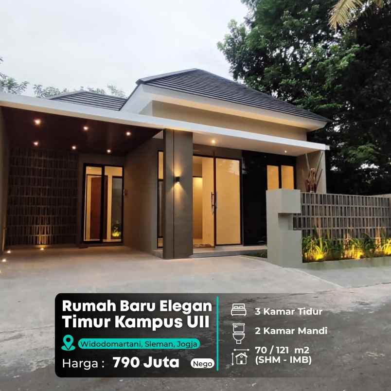 dijual rumah timur kampus uii