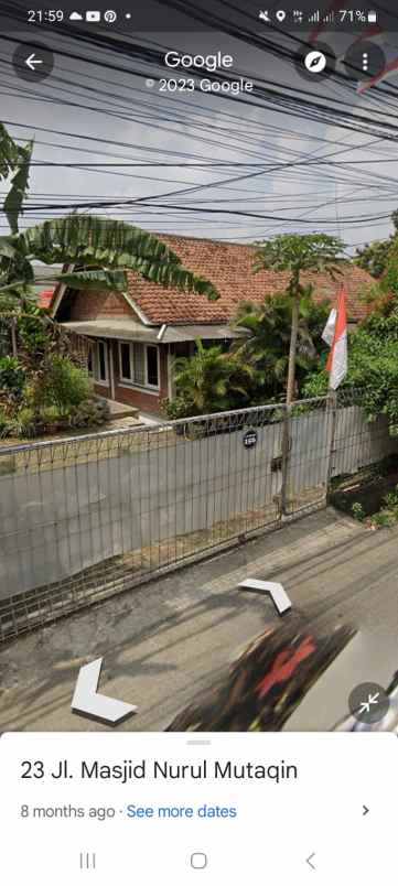 dijual tanah bengkel di jl bacang pekayon bekasi