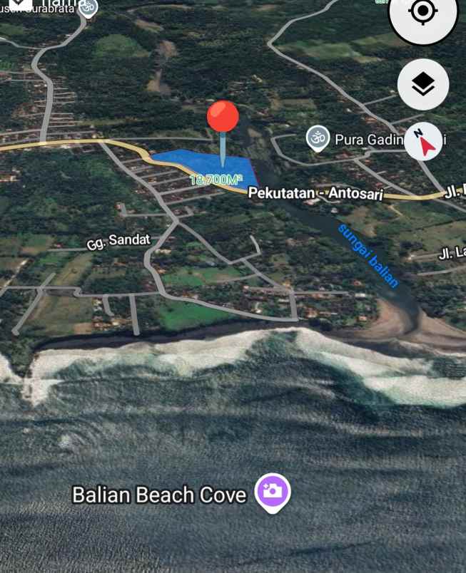 dijual tanah desa lalanglingah kec