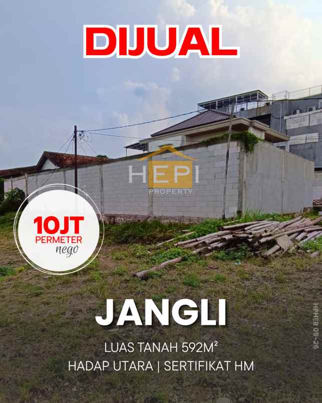dijual tanah di jangli semarang