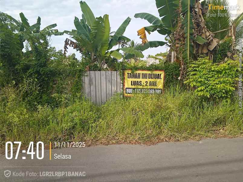 dijual tanah dijual tanah di jl raya
