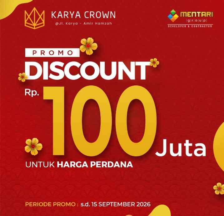 dijual tanah jalan karya amir hamzah