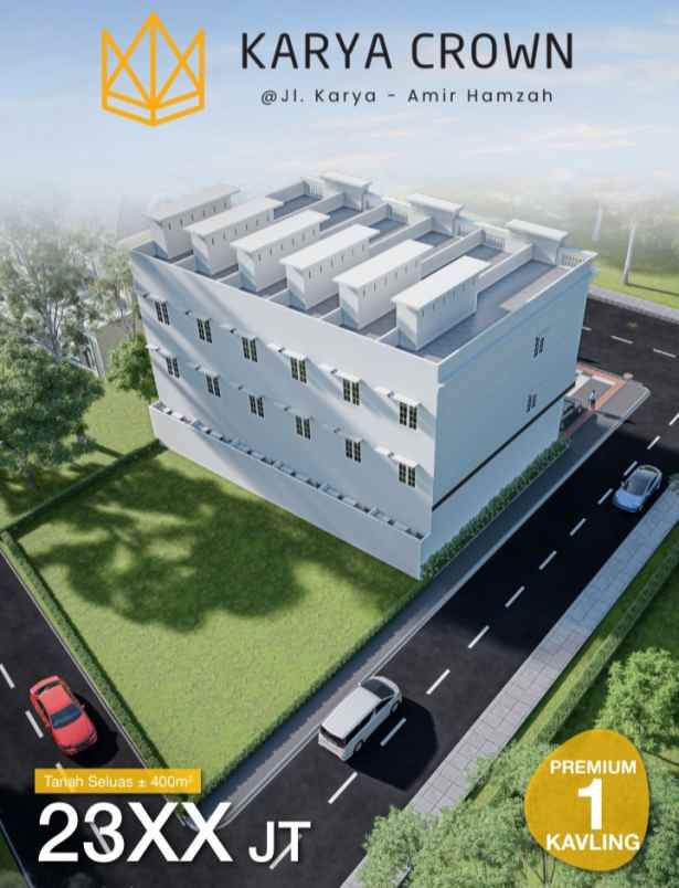 dijual tanah jalan karya amir hamzah
