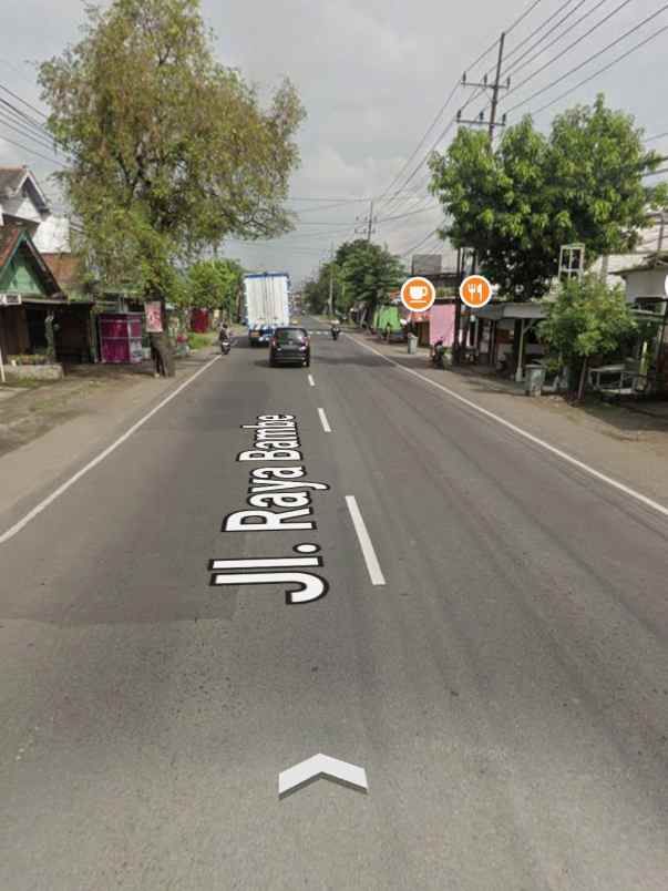 dijual tanah jalan raya bambe