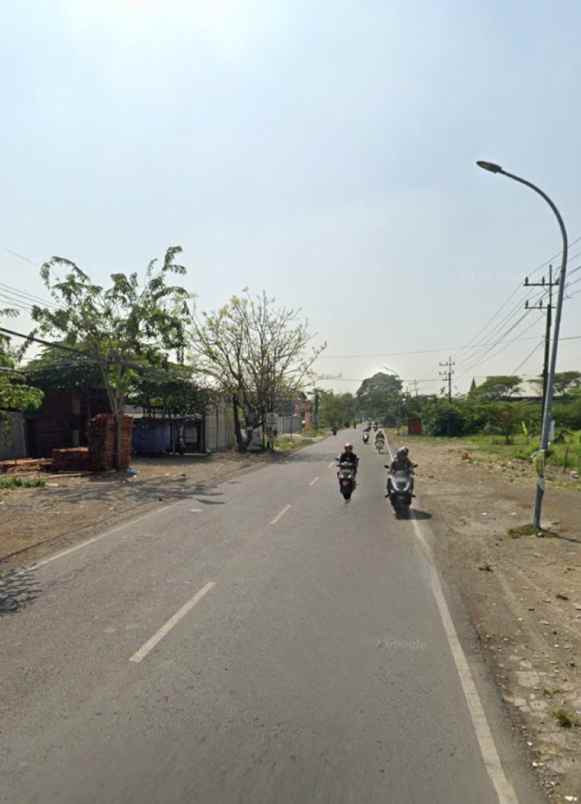 dijual tanah jalan raya cerme