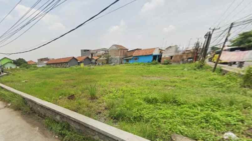 dijual tanah jalan raya industri