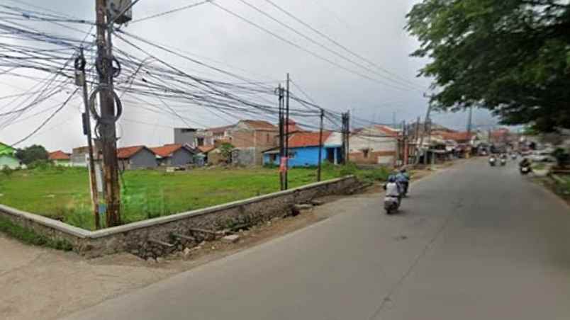 dijual tanah jalan raya industri