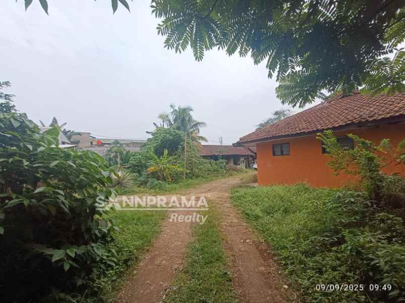 dijual tanah jalan raya sawangan