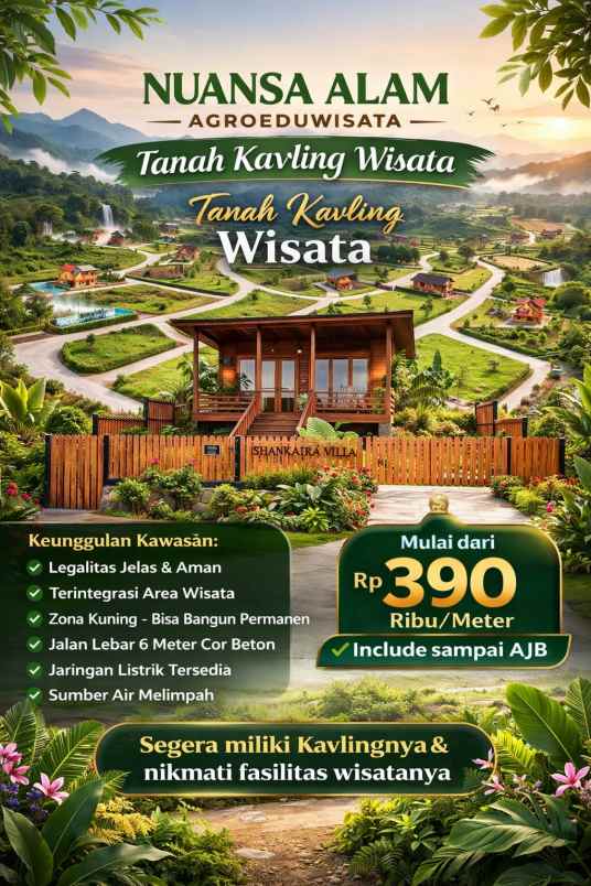 dijual tanah jalan raya tanjungsari