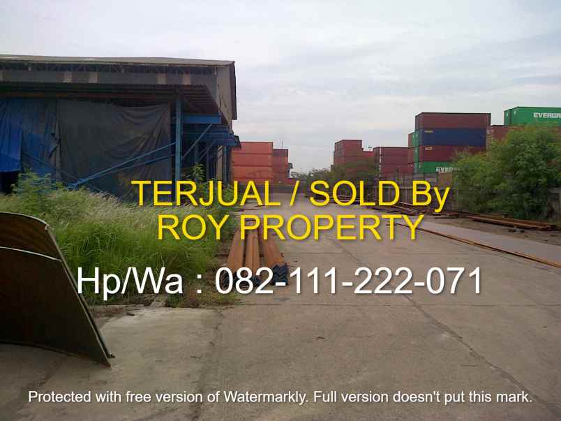 dijual tanah jl inspeksi kirana rorotan
