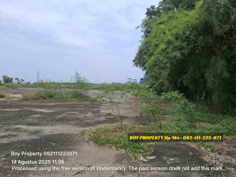 dijual tanah jl marunda makmur