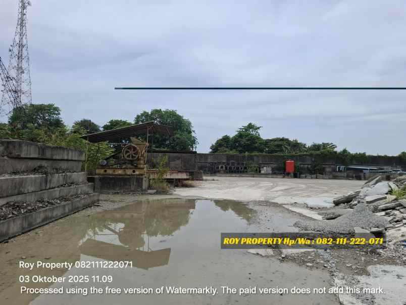 dijual tanah jl raya cakung cilincing