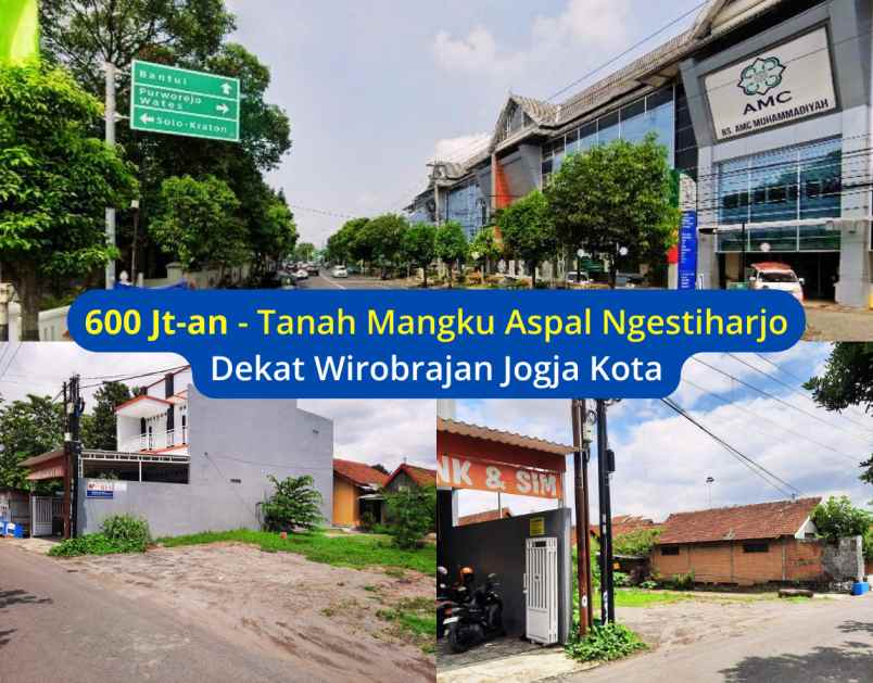 dijual tanah jl wates km 3 ngestiharjo