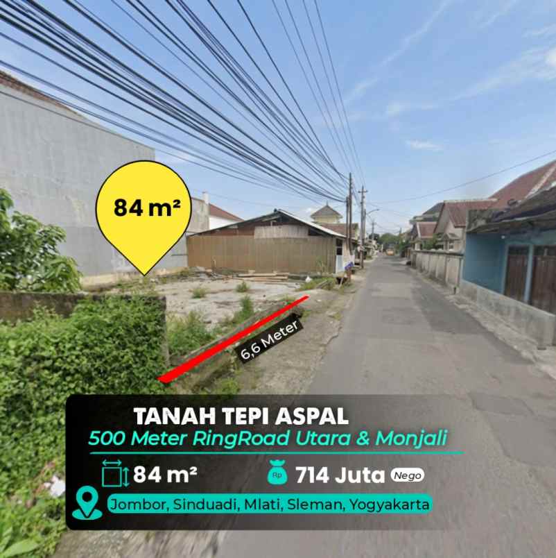 dijual tanah jombor