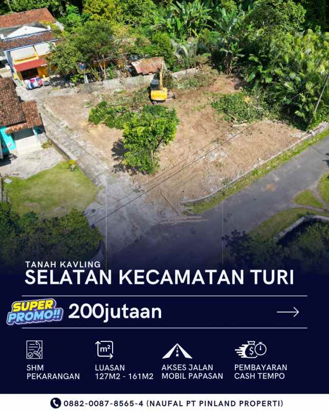 dijual tanah klegung donokerto turi