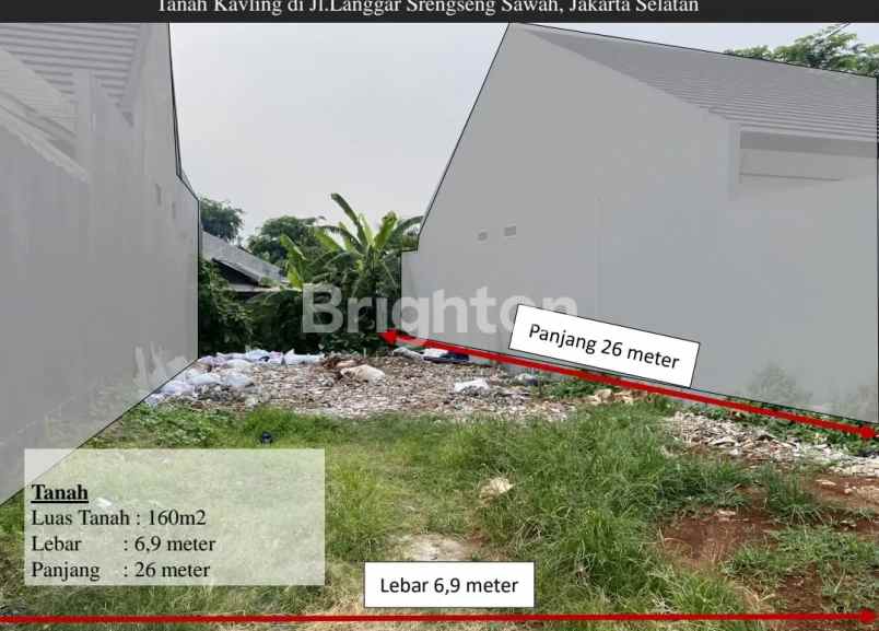 dijual tanah srengseng sawah jagakarsa