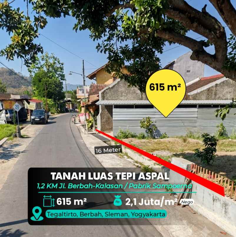 dijual tanah tegaltirto