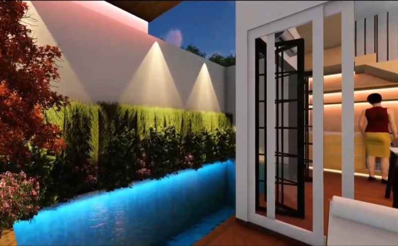 dijual villa jalan indragiri 2 kota