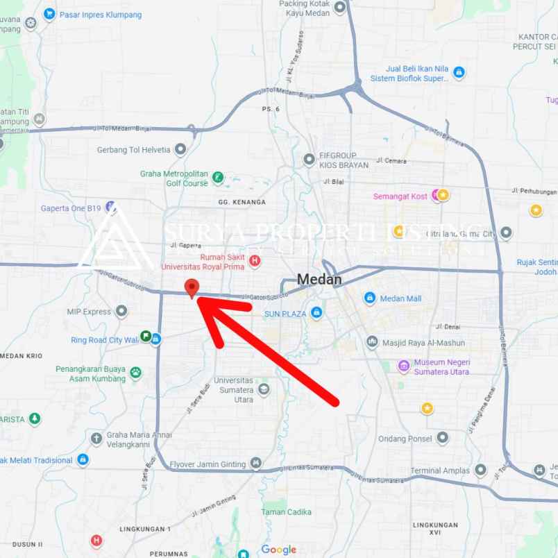 dijual villa jalan murai komplek grand