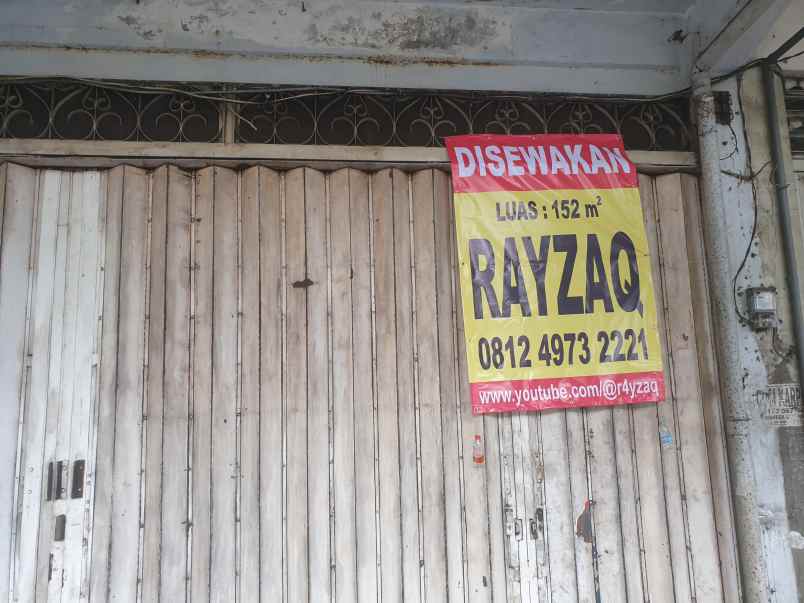 disewakan ruko gudang kantor jalan raya sukarno hatta