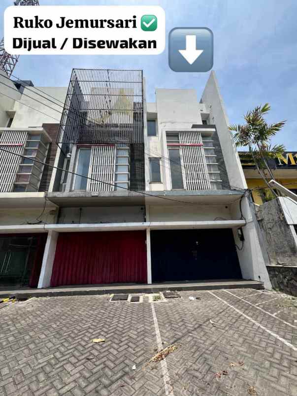 disewakan ruko gudang kantor jemursari